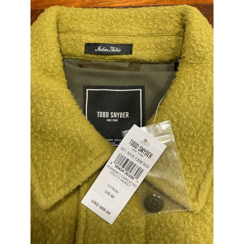 Todd Snyder Casentino Utility Jacket in Citron